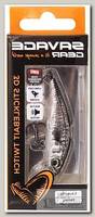 Воблер Savage Gear 3D sticklebait twitch 5,5см 7гр sinking black silver