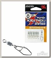 Застежка Xesta с вертлюгом Light lock swivel №0