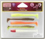 Приманка Crazy Fish Vibro worm 3,4" 12-85-M93-6F