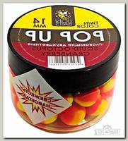 Бойлы Lion Baits плавающие двухцветные Squid-Octopus - Cranberry 14мм