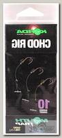 Оснастка Korda Chod rig short barbed X-10 волосяная