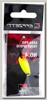 Блесна DAM Effzett Pro trout spoon №4 2,50см 2,1гр  yellow orange UV