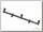 Перекладина Nautinus Blacktron 3 rod snagbar 40см NSB-340