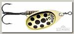 Блесна Mepps Aglia PTS №2 gold black dots