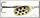 Блесна Mepps Aglia PTS №2 gold black dots