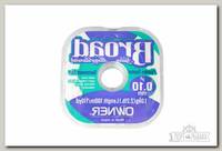 Леска Owner Broad Natural Clear 100м 0,10мм