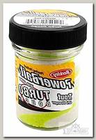 Паста Berkley Powerbait select glitter turbo dough 50гр White/Chartreuse