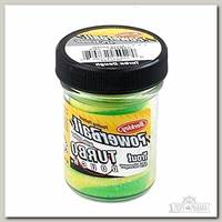 Паста Berkley Powerbait select glitter turbo dough 50гр Spring Green/Yellow