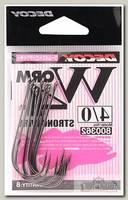 Крючки Decoy Worm 4 №4/0 8шт