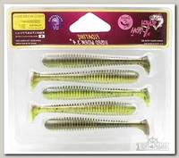Приманка Crazy Fish Vibro worm 3,4" 13-85-4d-6
